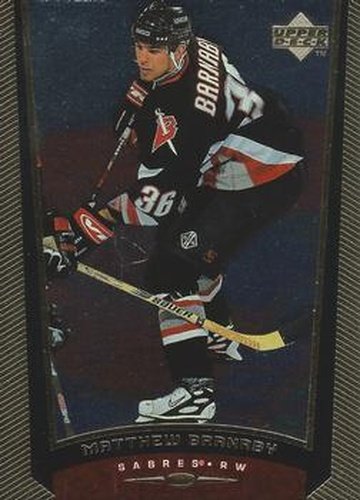 #228 Matthew Barnaby - Buffalo Sabres - 1998-99 Upper Deck Gold Reserve Hockey