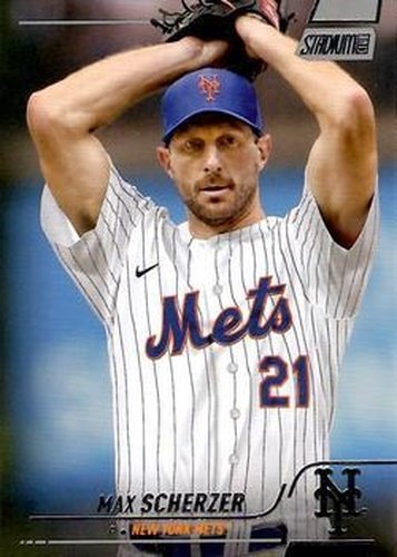 #228b Max Scherzer - New York Mets - 2022 Stadium Club Baseball