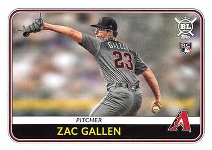 #229 Zac Gallen - Arizona Diamondbacks - 2020 Topps Big League Baseball