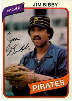 #229 Jim Bibby - Pittsburgh Pirates - 1980 Topps Baseball
