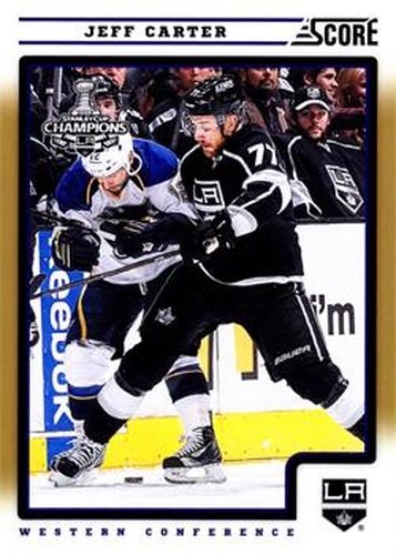 #229 Jeff Carter - Los Angeles Kings - 2012-13 Score - Gold Rush Hockey