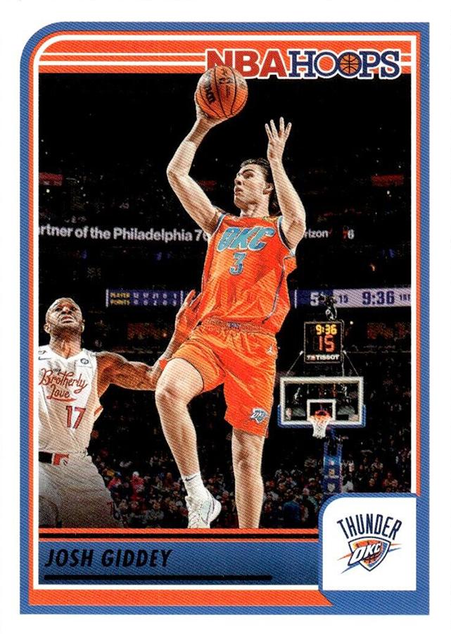 #229 Josh Giddey - Oklahoma City Thunder - 2023-24 Hoops Basketball