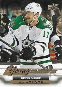 #C229 Devin Shore - Dallas Stars - 2015-16 Upper Deck - UD Canvas Hockey