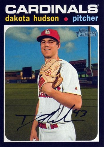 #229 Dakota Hudson - St. Louis Cardinals - 2020 Topps Heritage Baseball