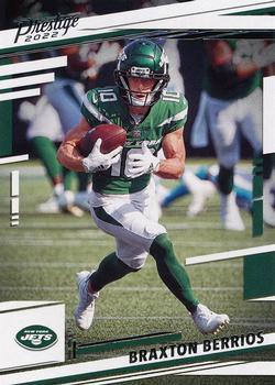#229 Braxton Berrios - New York Jets - 2022 Panini Prestige Football