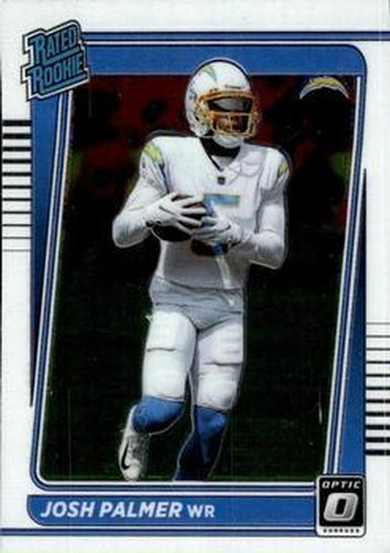 #229 Josh Palmer - Los Angeles Chargers - 2021 Donruss Optic Football