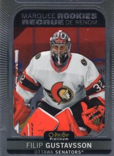 #229 Filip Gustavsson - Ottawa Senators - 2021-22 O-Pee-Chee Platinum Hockey