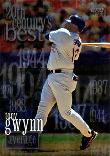 #229 Tony Gwynn - San Diego Padres - 2000 Topps Baseball