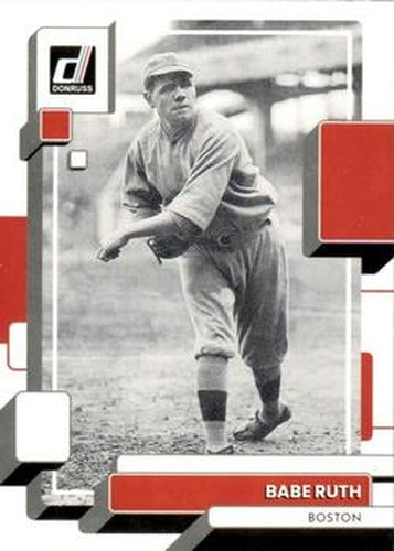 #229b Babe Ruth - Boston Red Sox - 2022 Donruss Baseball