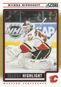 #22 Miikka Kiprusoff - Calgary Flames - 2012-13 Score - Gold Rush Hockey