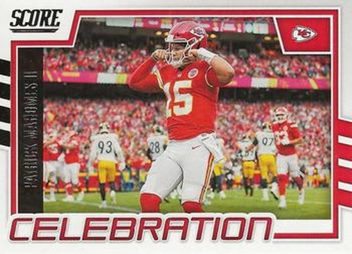#C-PM Patrick Mahomes II - Kansas City Chiefs - 2022 Score - Celebration Football