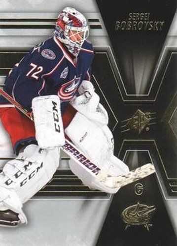 #22 Sergei Bobrovsky - Columbus Blue Jackets - 2014-15 SPx Hockey
