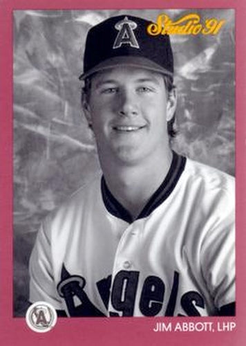 #22 Jim Abbott - California Angels - 1991 Studio Baseball