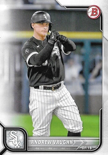 #22 Andrew Vaughn - Chicago White Sox - 2022 Bowman Baseball