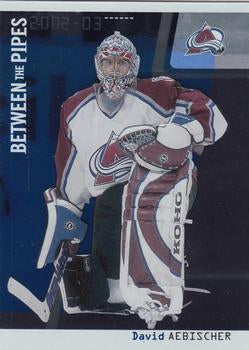 #22 David Aebischer - Colorado Avalanche - 2002-03 Be a Player Between the Pipes Hockey