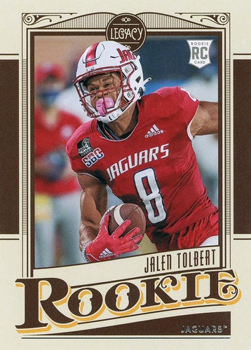 #22 Jalen Tolbert - South Alabama Jaguars - 2022 Panini Chronicles Draft Picks - Legacy Rookies Football