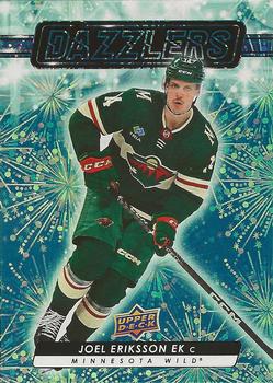 #DZ-22 Joel Eriksson Ek - Minnesota Wild - 2023-24 Upper Deck - Dazzlers Green Hockey