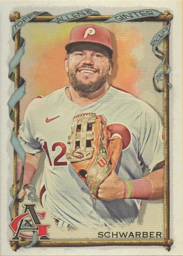 #22 Kyle Schwarber - Philadelphia Phillies - 2023 Topps Allen & Ginter Baseball