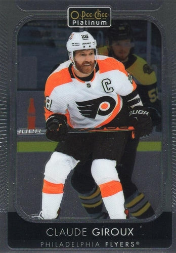 #22 Claude Giroux - Philadelphia Flyers - 2021-22 O-Pee-Chee Platinum Hockey