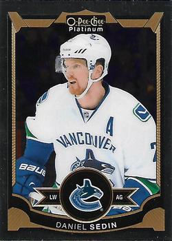 #22 Daniel Sedin - Vancouver Canucks - 2015-16 O-Pee-Chee Platinum Hockey