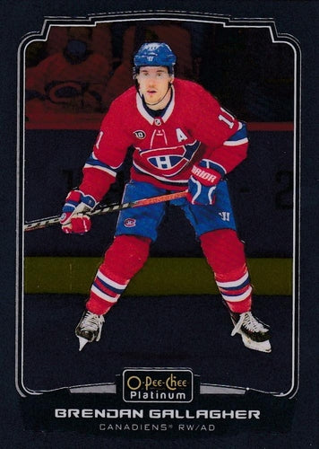 #22 Brendan Gallagher - Montreal Canadiens - 2022-23 O-Pee-Chee Platinum Hockey