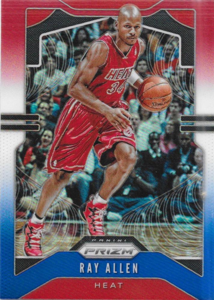 #22 Ray Allen - Miami Heat - 2019-20 Panini Prizm - Prizms Red White and Blue Basketball