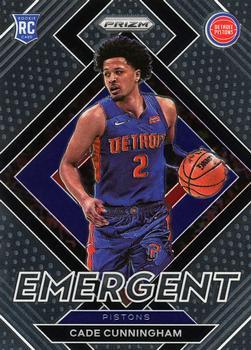 #22 Cade Cunningham - Detroit Pistons - 2021-22 Panini Prizm - Emergent Basketball