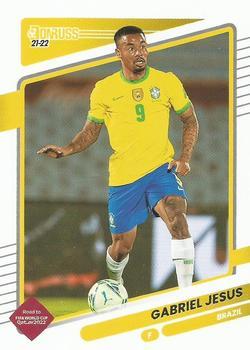 #22 Gabriel Jesus - Brazil - 2021-22 Donruss Road to FIFA World Cup Qatar 2022 Soccer