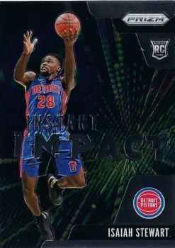 #22 Isaiah Stewart - Detroit Pistons - 2020-21 Panini Prizm - Instant Impact Basketball