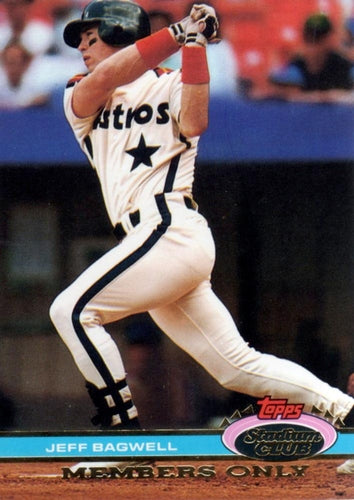 #NNO Jeff Bagwell - Houston Astros - 1991 Stadium Club Members Only