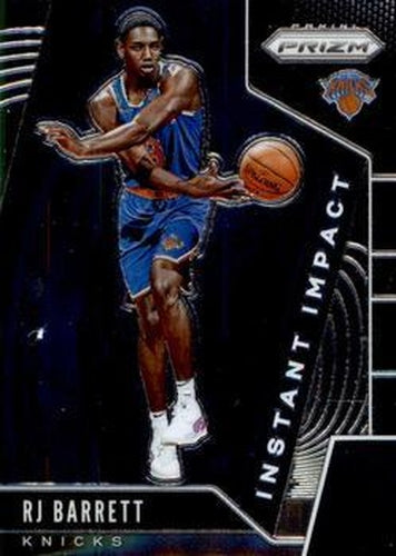 #22 RJ Barrett - New York Knicks - 2019-20 Panini Prizm - Instant Impact Basketball