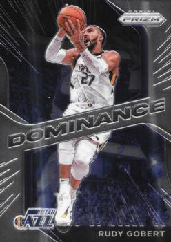 #22 Rudy Gobert - Utah Jazz - 2020-21 Panini Prizm - Dominance Basketball