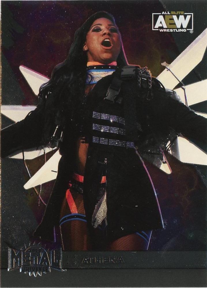#22 Athena - 2022 SkyBox Metal Universe AEW Wrestling