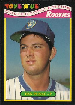 #22 Dan Plesac - Milwaukee Brewers - 1987 Topps Toys "R" Us Rookies Baseball