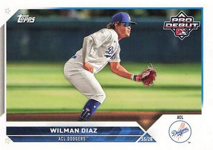 #PD-22 Wilman Diaz - ACL Dodgers - 2023 Topps Pro Debut Baseball