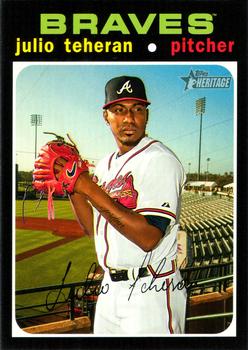 #22 Julio Teheran - Atlanta Braves - 2020 Topps Heritage Baseball