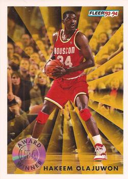 #230 Hakeem Olajuwon - Houston Rockets - 1993-94 Fleer Basketball