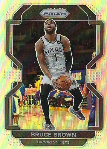 #230 Bruce Brown - Brooklyn Nets - 2021-22 Panini Prizm - Silver Basketball
