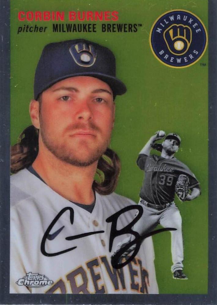 #230 Corbin Burnes - Milwaukee Brewers - 2023 Topps Chrome Platinum Anniversary Baseball