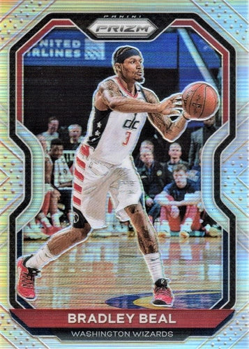 #230 Bradley Beal - Washington Wizards - 2020-21 Panini Prizm - Silver Prizms Basketball
