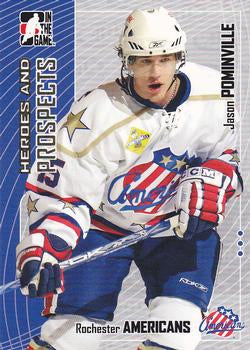 #230 Jason Pominville - Rochester Americans - 2005-06 In The Game Heroes and Prospects Hockey
