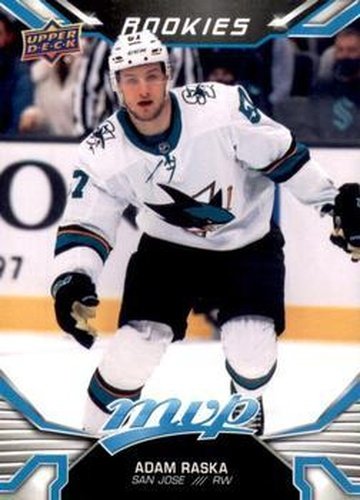 #230 Adam Raska - San Jose Sharks - 2022-23 Upper Deck MVP Hockey