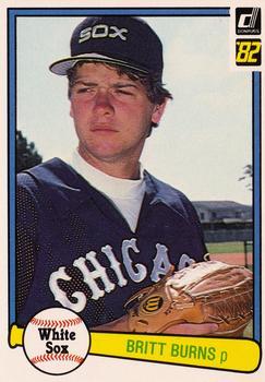 #230 Britt Burns - Chicago White Sox - 1982 Donruss Baseball