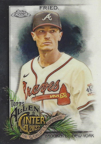#230 Max Fried - Atlanta Braves - 2022 Topps Allen & Ginter Chrome Baseball