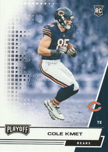#230 Cole Kmet - Chicago Bears - 2020 Panini Playoff Football
