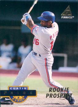 #230 Curtis Pride - Montreal Expos - 1994 Pinnacle Baseball