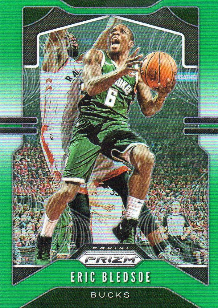 #231 Eric Bledsoe - Milwaukee Bucks - 2019-20 Panini Prizm - Prizms Green Basketball