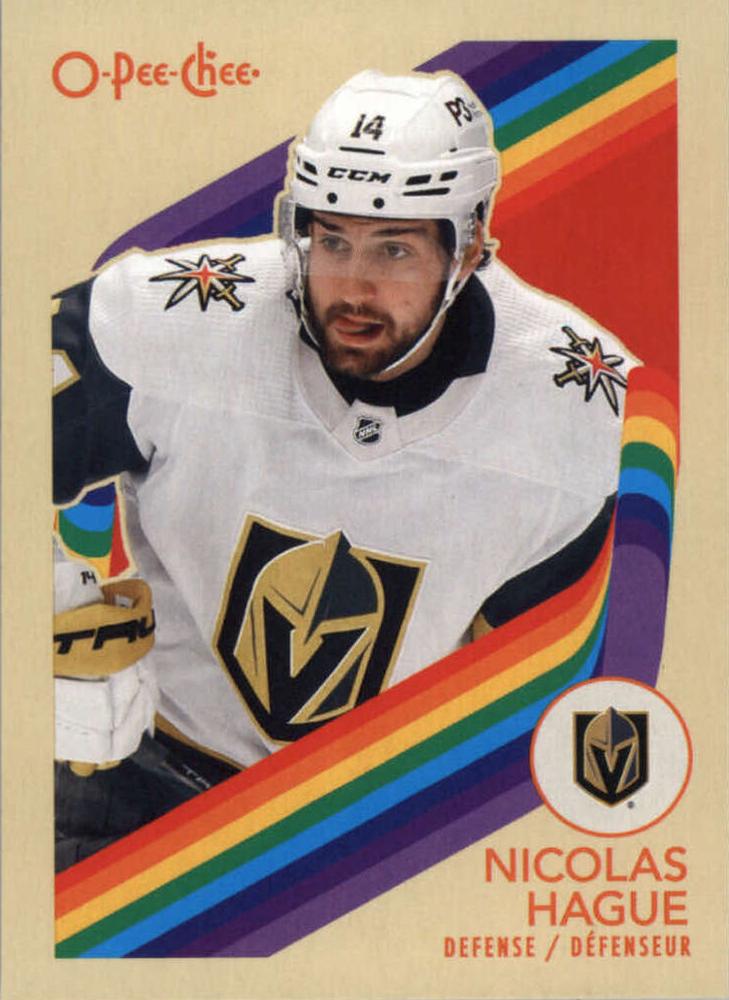 #231 Nicolas Hague - Vegas Golden Knights - 2023-24 O-Pee-Chee - Retro Hockey