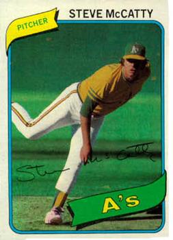 #231 Steve McCatty - Oakland Athletics - 1980 Topps Baseball