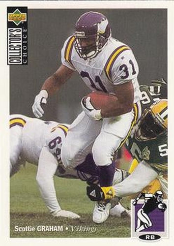 #231 Scottie Graham - Minnesota Vikings - 1994 Collector's Choice Football